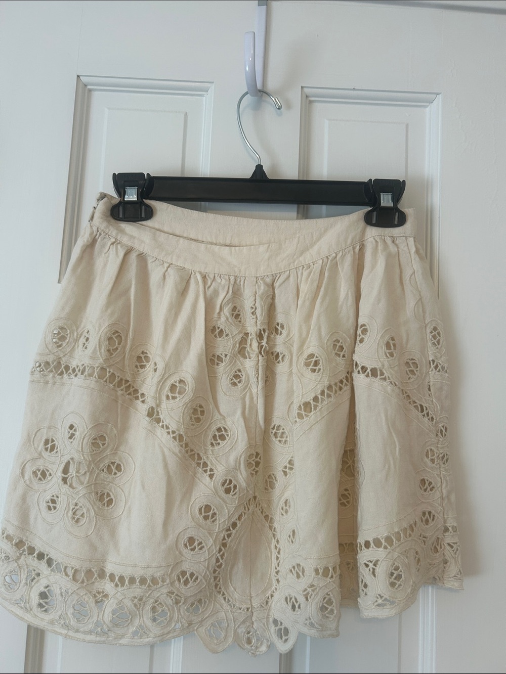 Urban Outfitters Cream Eyelet Lace Skirt Set - Picture 3 of 5
